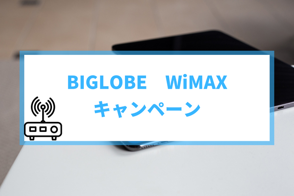 biglobe wimax キャンペーン